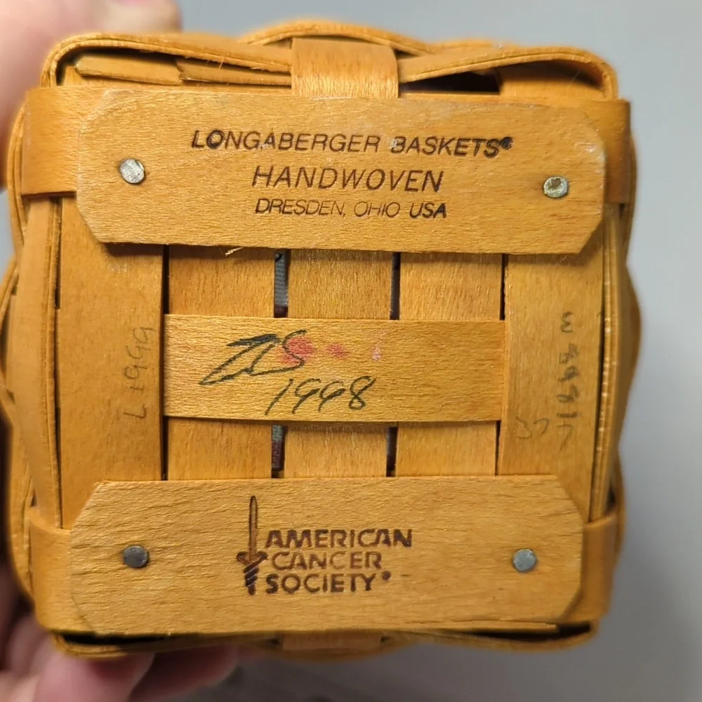 Longaberger American Cancer Society Horizon of Hope Basket 1998